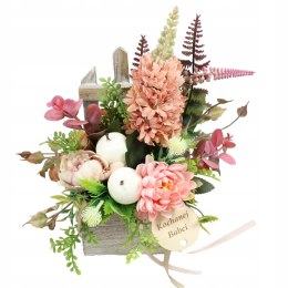 Stroik prezent kwiaty dla Dziadka Babci upominek bukiet kwiatów