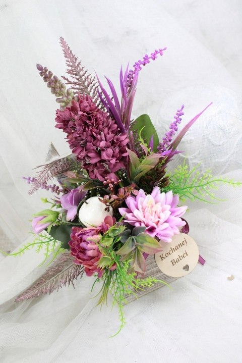 Stroik prezent kwiaty dla Dziadka Babci upominek bukiet kwiatów