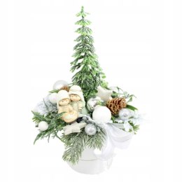 Świąteczny stroik na stół box dekoracja domu szopka