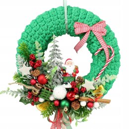 Wianek świąteczny sweterek stroik boże narodzenie stylowy