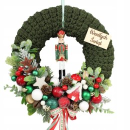 Wianek świąteczny sweterek stroik boże narodzenie stylowy