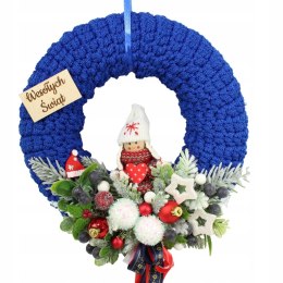 Wianek świąteczny sweterek stroik boże narodzenie stylowy