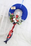 Wianek świąteczny sweterek stroik boże narodzenie stylowy