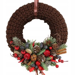 Wianek świąteczny sweterek stroik boże narodzenie stylowy