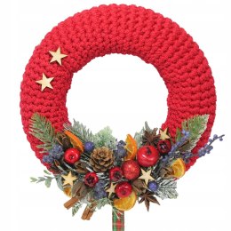 Wianek świąteczny sweterek stroik boże narodzenie stylowy