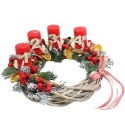 Wianek świąteczny wieniec adwentowy stroik na stół