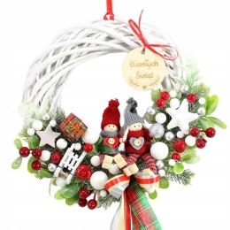 Wianek świąteczny wieniec stroik na drzwi ozdoba domu