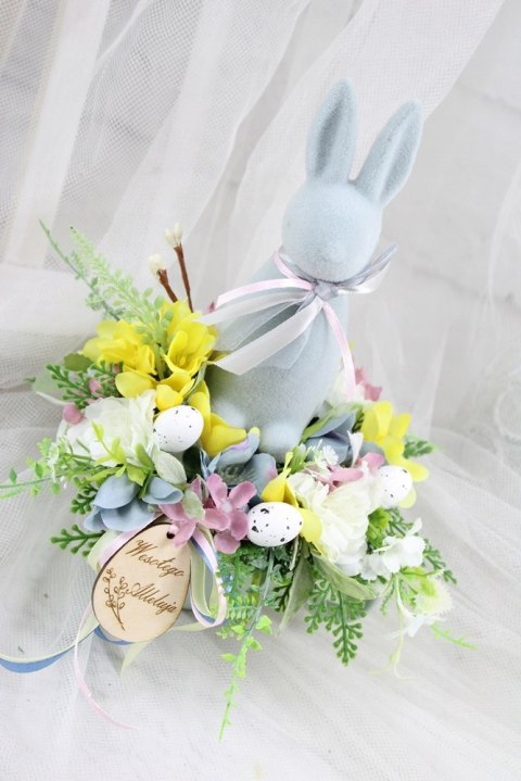 Stroik Wielkanocny na stół Świąteczna dekoracja wielkanocna domu