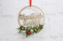 Wianek stroik świąteczny obręcz dekoracja do domu