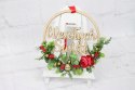 Wianek stroik świąteczny obręcz dekoracja do domu